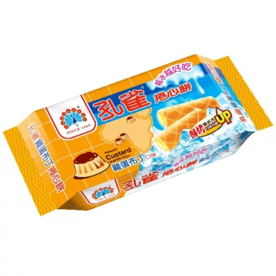 乖乖 孔雀捲心餅63g 咖啡/巧克力/布丁口味:布丁