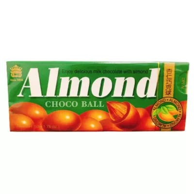 義美磚形QQ巧克球 50G【小女子】杏仁巧克球