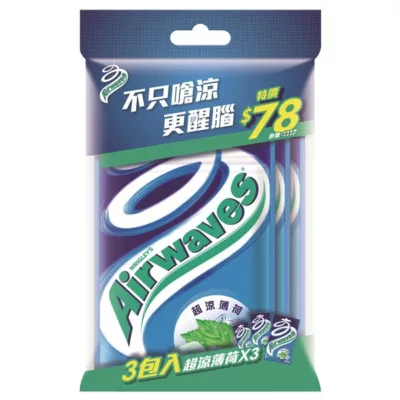 AIRWAVES超涼薄荷3入促銷包【佳瑪】