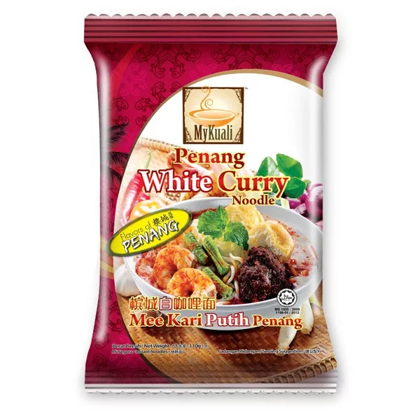 MYKUALI檳城 白咖哩麵 / 紅酸辣湯麵 110G【佳瑪】白咖哩麵