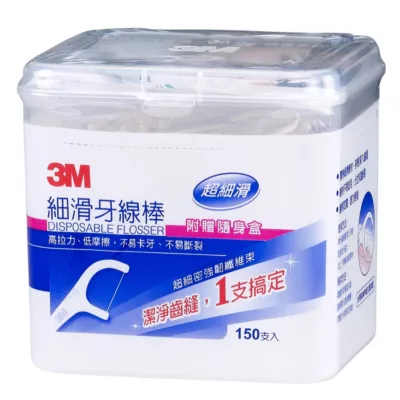 3M 細滑牙線棒150支入