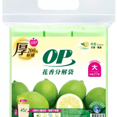 OP花香清潔袋(檸檬)3入 大/中/小【佳瑪】大
