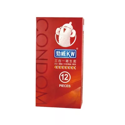 勁威衛生套-三合一型/粗顆粒型/超薄型/平滑型規格:三合一型12入