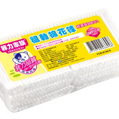 菲力家族粗軸棉花棒經濟型600支