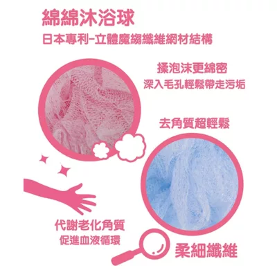 福可綿綿澡球NT042