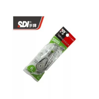 SDI手牌I-PUSH輕鬆按修正帶替換帶-綠【佳瑪】