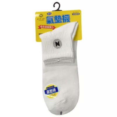 non-no儂儂 加大毛巾底短襪【佳瑪】N字 白