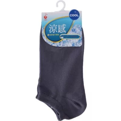 YABY涼感超細船襪 7330 合色 22-24cm【佳瑪】灰色