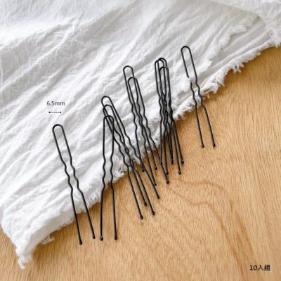 盤髮 U型夾 黑色髮叉 10入 GC19包包頭 丸子頭專用 日/韓系 甜美丸子頭