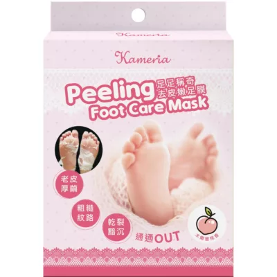 Kameria凱蜜菈 足足稱奇去皮嫩足膜17mlx2枚入 積雪草/薰衣草涼感/水蜜桃乳酸 水楊酸款式:水嫩蜜桃香