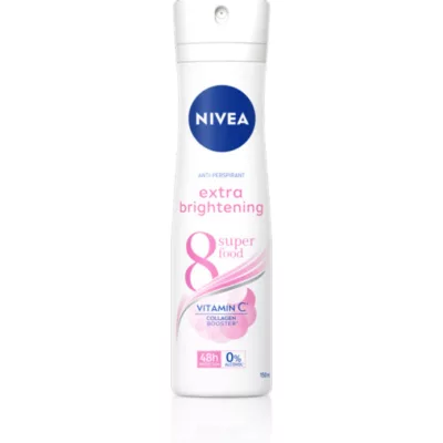 NIVEA 妮維雅 止汗爽身噴霧60ml/150ml 制汗 乾爽 無汗味 好攜帶 出遊必備 上班族必備規格:亮白150ml