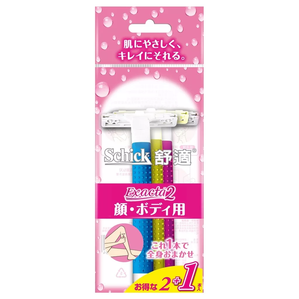 Schick 舒絲 仕女輕便刀 2+1入【小女子】