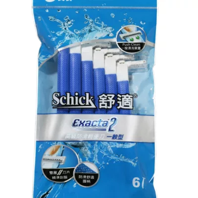 Schick 舒適 高級防滑輕便刀一般型6入