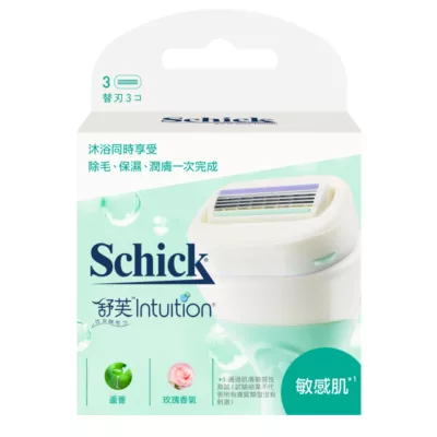 Schick 舒適 舒芙仕女除毛刀片 3入 敏感肌/乾燥肌/中性肌/巴西莓果 【小女子】敏感肌