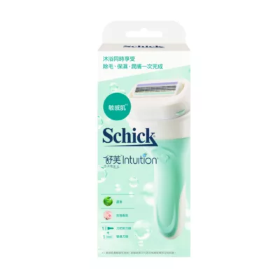 Schick 舒適 舒芙仕女除毛刀把 (1支入/附兩刀片) 日本限量 Nicolai Bergmann花卉藝術版【佳瑪】敏感肌