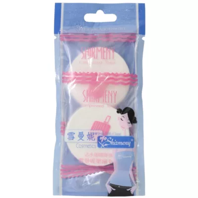 雪曼妮 壓縮潔膚方巾 洗臉巾【佳瑪】36*32CM-大2枚