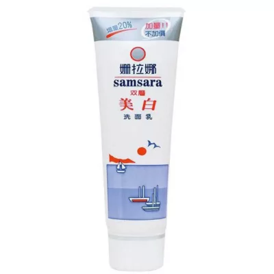 姍拉娜洗面乳120G款式:美白