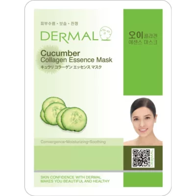 韓國DERMAL面膜款式:小黃瓜保濕舒緩
