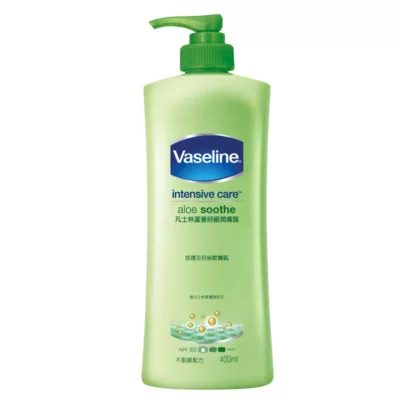 凡士林-潤膚露 400ml專業修護/深層修護/香薰舒緩/蘆薈舒緩/透亮修護/SPF24透亮防曬修護/完美十效透亮款式:蘆薈舒緩