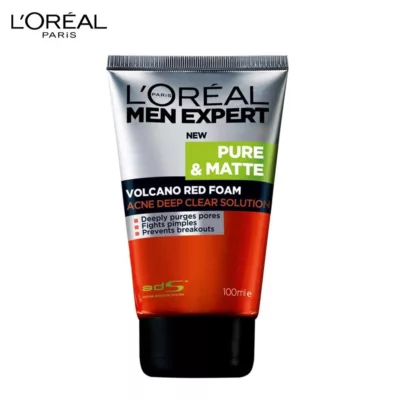 萊雅男士火山泥抗痘洗面乳 100ml