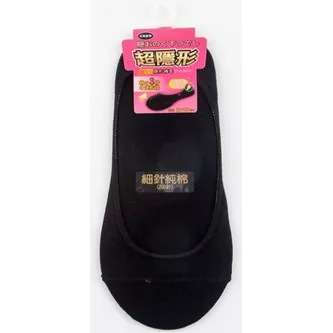 200針棉止滑襪套 22-26CM【佳瑪】黑