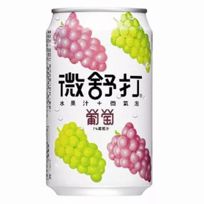 微舒打 320ML (葡萄/香橙)口味:葡萄