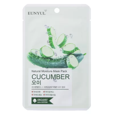 韓國EUNYUL面膜 22ml 蘆薈/小黃瓜/綠茶/酪梨/膠原蛋白/蝸牛/珍珠/玻尿酸 【小女子】小黃瓜