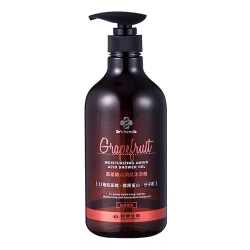 台塑胺基酸沐浴系列 800g碧泉清新香氛-綠/柚果香氛-橘/雪皂香氛-黃/琥珀魅香-藍款式:柚果香氛橘