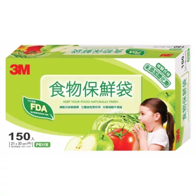 3M食物保鮮袋(中-150入盒裝)