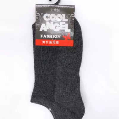 學生素色網織船形襪 22-25CM顏色:灰