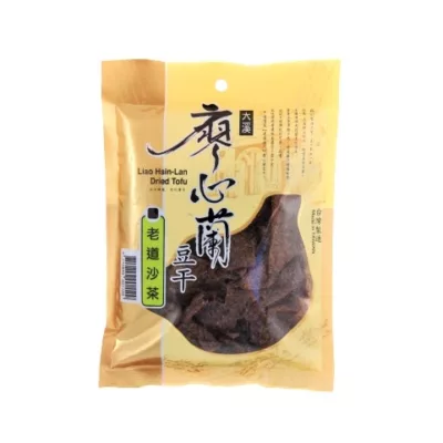 廖心蘭豆干110g系列(老道黑胡椒/老道沙茶/老道燒辣/老道滷味)口味:老道沙茶