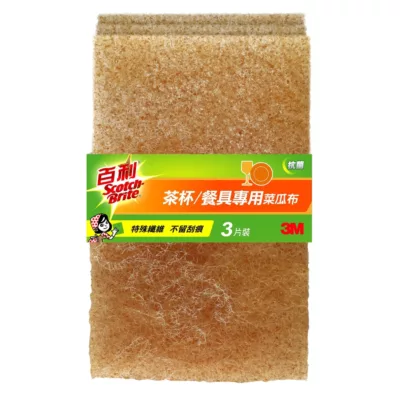3M 百利 細緻 餐具菜瓜布 (大黃3片)【小女子】大掃除 菜瓜布