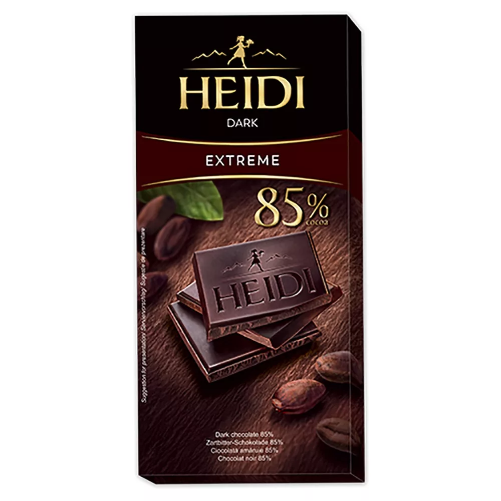 HEIDI 赫蒂 (75%/85%)黑巧克力80g【佳瑪】85%