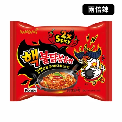 三養火辣雞肉風味鐵板炒麵 泡麵 即食規格:兩倍辣
