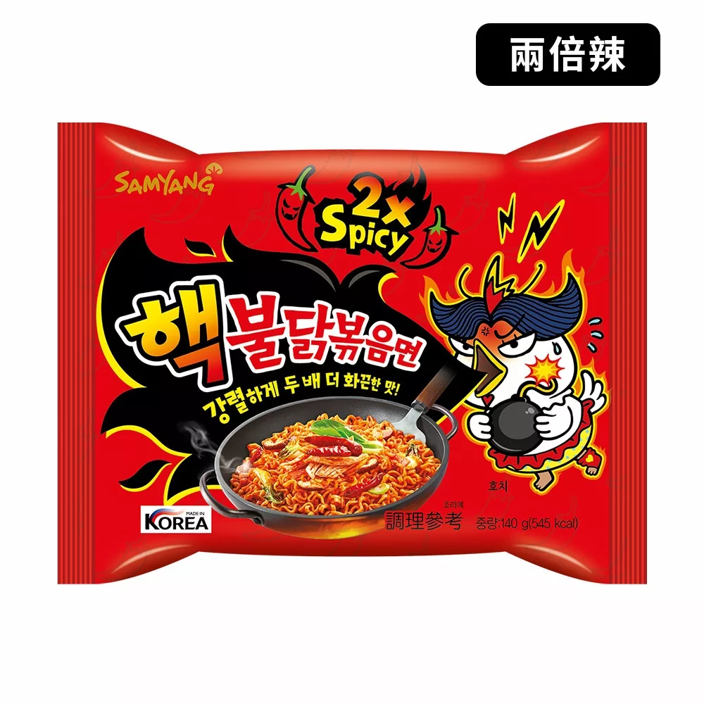 三養火辣雞肉風味鐵板炒麵 泡麵 即食規格:兩倍辣
