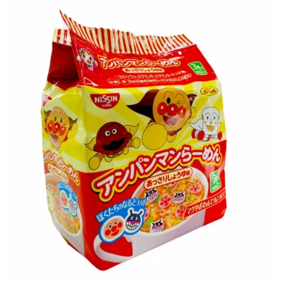 日清-麵包超人3入(醬油味麵/烏龍拉麵)90g【佳瑪】醬油味麵