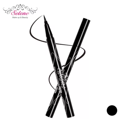 Solone 愛麗絲魔法眼線液筆 共2色【佳瑪】01迷霧黑