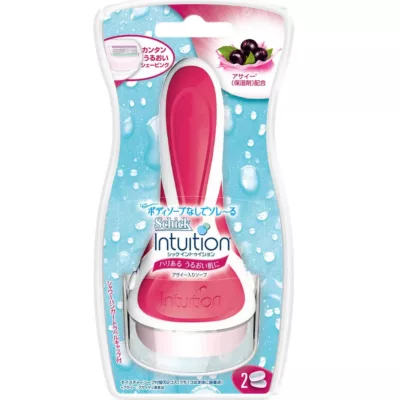 Schick 舒適 舒芙仕女除毛刀把 (1支入/附兩刀片) 敏感肌/保濕/中性肌/巴西莓果【小女子】巴西莓果