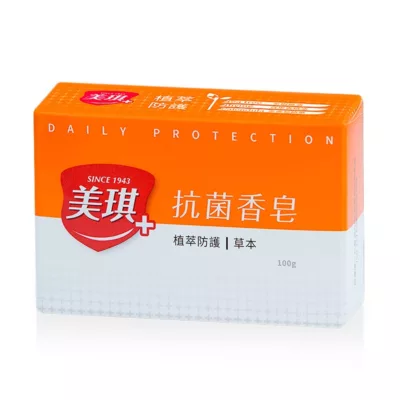 美琪抗菌香皂 白麝香/草本/茶樹 100gx3塊裝【小女子】草本