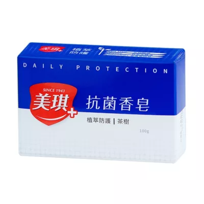 美琪抗菌香皂 白麝香/草本/茶樹 100gx3塊裝款示:茶樹