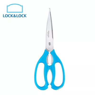 樂扣超省力全能萬用剪刀 21CM藍