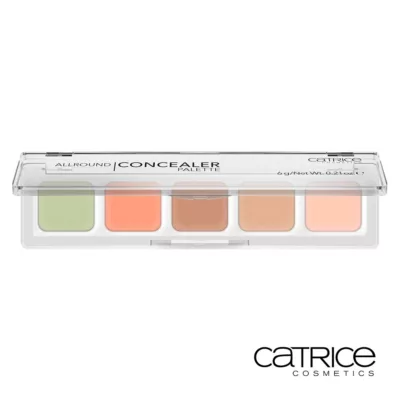 Catrice卡翠絲 五色遮瑕盤-綠/粉橘/膚 6g