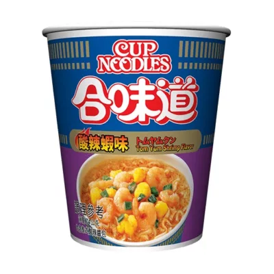 日清合味道杯麵 (酸辣蝦味/海鮮/香辣海鮮/XO醬)款式:酸辣蝦味