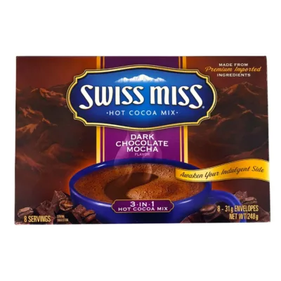 SWISS MISS巧克力粉系列 黑磨卡可可款式:黑摩卡可可
