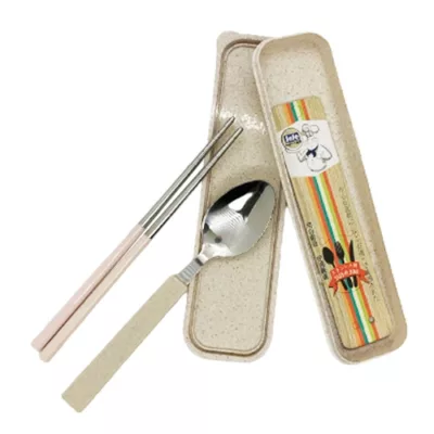 安適304不鏽鋼兒童小麥筷盒組【佳瑪】隨機