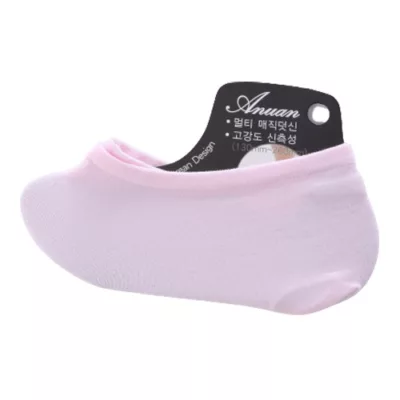 ANUAN 魔術襪馬卡龍 AN-AM001 13-26CM【佳瑪】隱形襪 隱型襪 止滑襪淺粉色