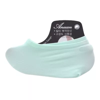 ANUAN 魔術襪馬卡龍 AN-AM001 13-26CM顏色:淺綠色