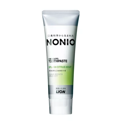 日本獅王NONIO終結口氣牙膏 130g 冰炫薄荷/甜梨玫瑰/澄橘薄荷【佳瑪】澄橘薄荷