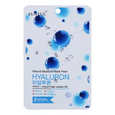 韓國EUNYUL面膜 22ml 蘆薈/小黃瓜/綠茶/酪梨/膠原蛋白/蝸牛/珍珠/玻尿酸 【小女子】玻尿酸
