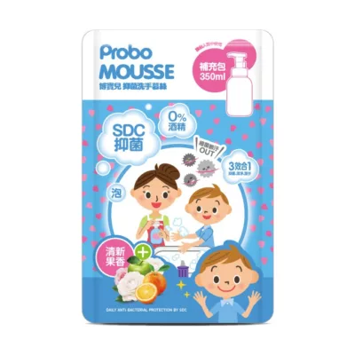 博寶兒 抑菌洗手慕絲-補充包 350ml【佳瑪】